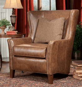 Leather Wing Chair